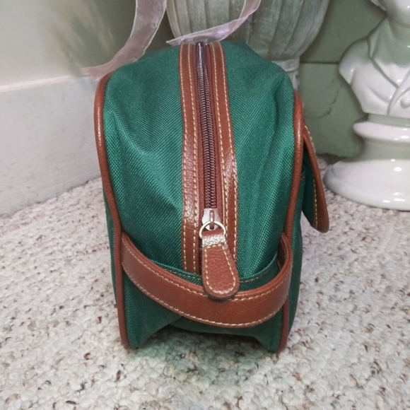 Vintage Men's Polo Ralph Lauren Green Canvas Toiletry Bag - Picture 3 of 10